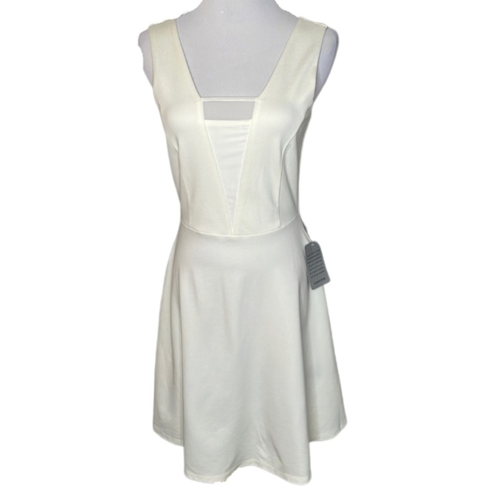 Felicity & Coco Sleeveless Ivory Lennox Skater Dress